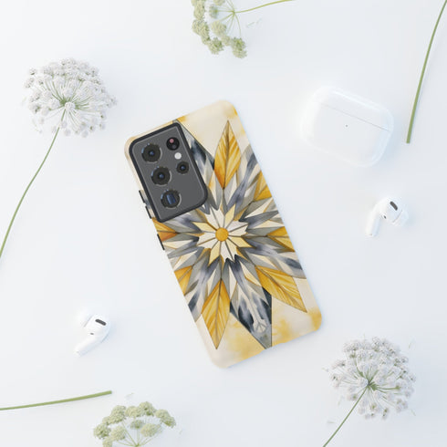 Sunshine Bloom Mosaic - Impact Resistant Phone Case